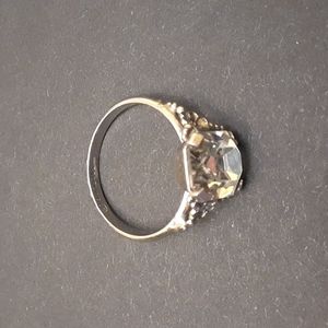 Vintage Size 6 Womens Sterling Silver Cocktail Ring